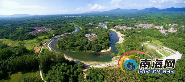 海南"三星级"美丽乡村——屯昌县乌坡镇青梯村村貌.郑昆林供图