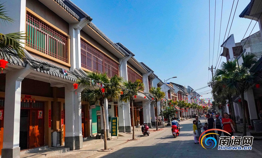 儋州中和镇立面改造让千年古镇旧貌换新颜