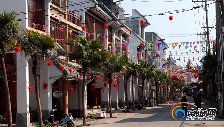 儋州中和镇立面改造让千年古镇旧貌换新颜