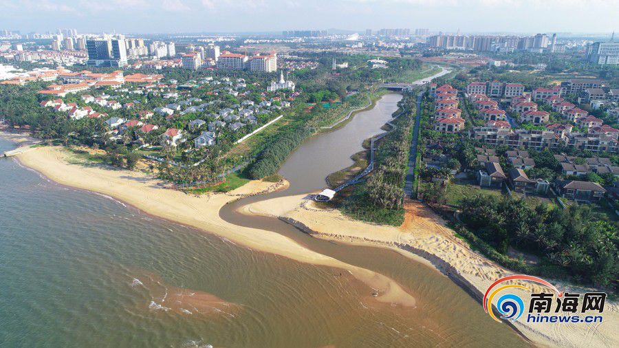 瞰海南 | 航拍五源河国家湿地公园:海口西海岸一道靓丽的风景线