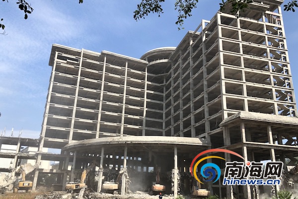 椰视频拆了海南昌江拆除黄鸿发犯罪团伙骨干涉案违建揽金酒店