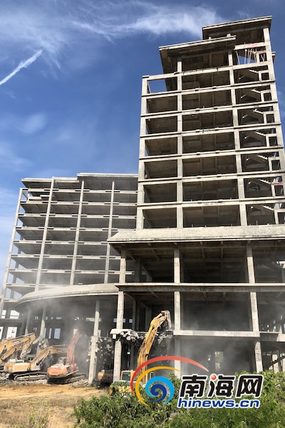 椰视频拆了海南昌江拆除黄鸿发犯罪团伙骨干涉案违建揽金酒店