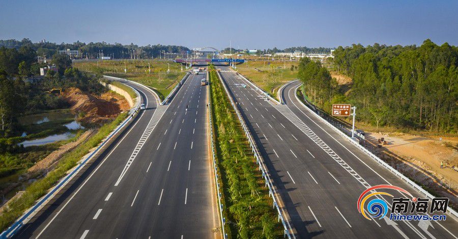 椰视频 | 瞰海南:万洋高速12月28日通车 空中飞阅瞰美景