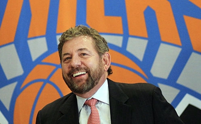 美职篮nba纽约尼克斯队老板詹姆斯·多兰新冠病毒检测为阳性