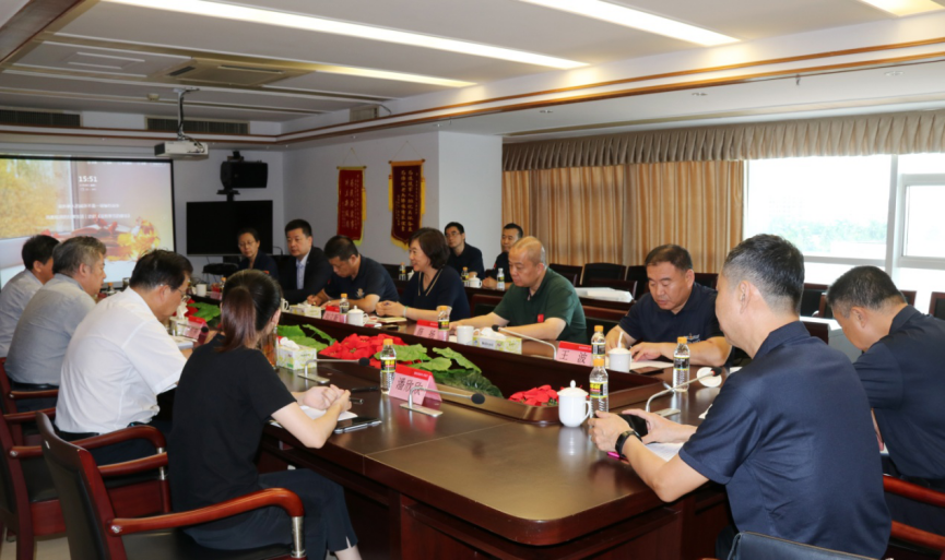 罗时祥会见中国航天神禾防务技术有限公司董事长刘立新一行