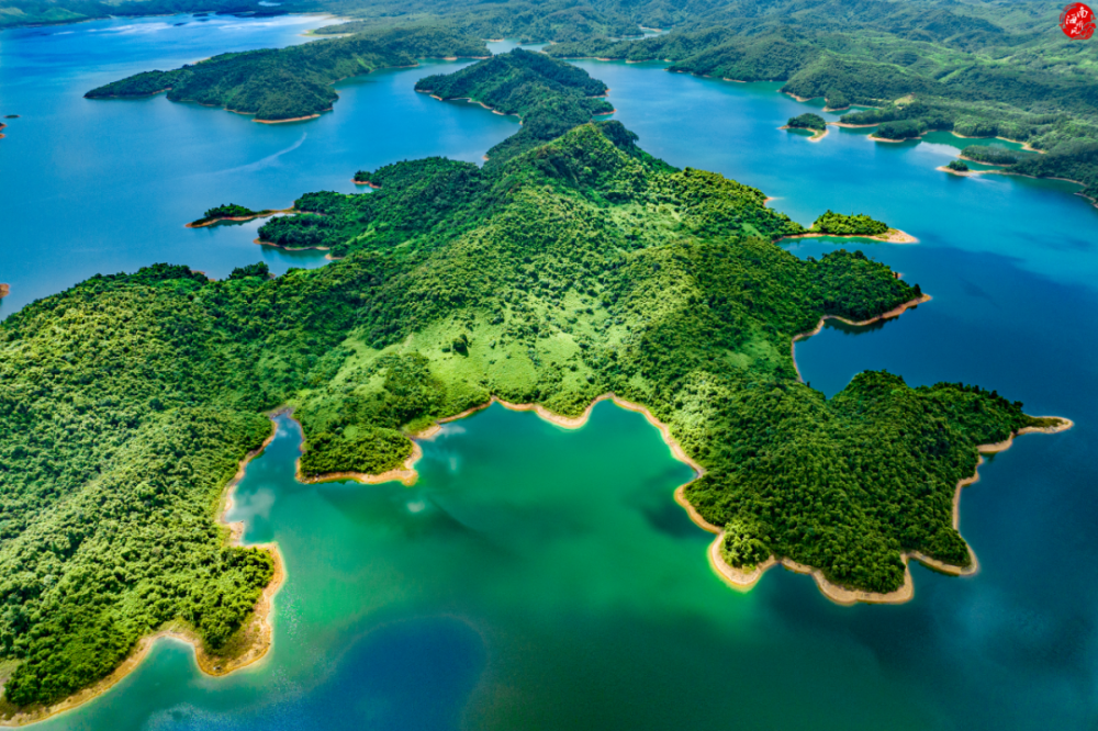 海南儋州似人间仙境的松涛水库